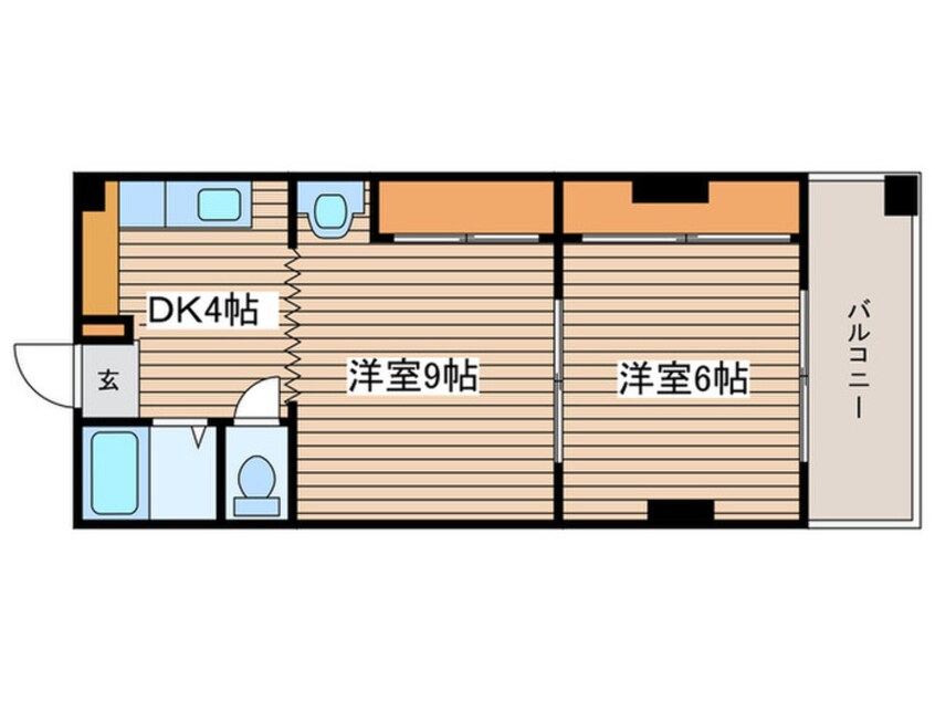 間取図 コーポラス井の元