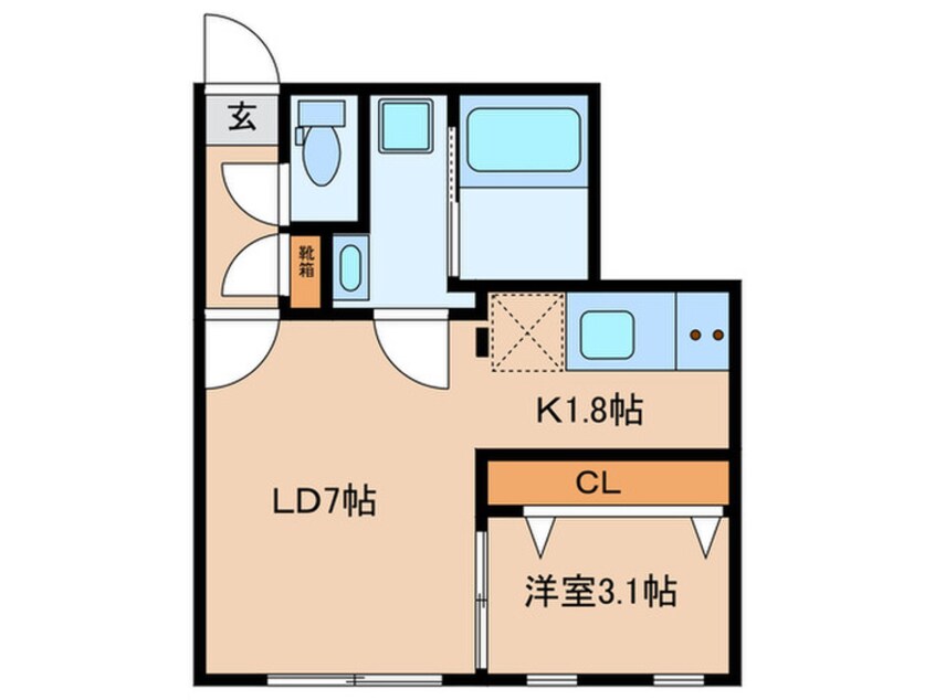 間取図 quador今池EAST