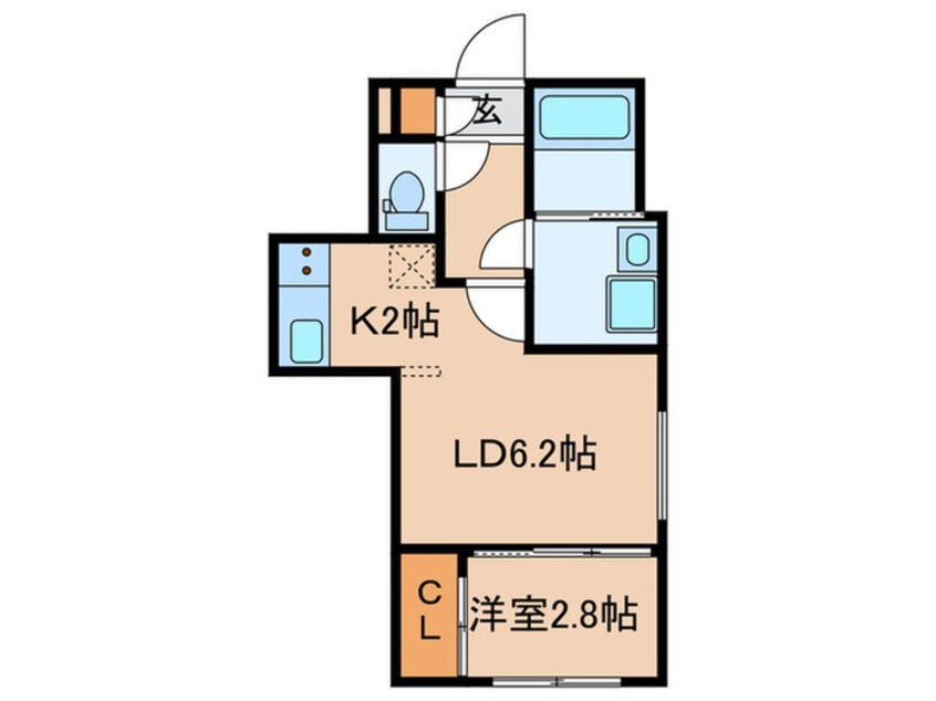 間取図 quador今池EAST