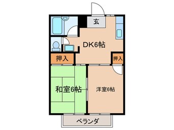 間取図 サンハイツ多加木