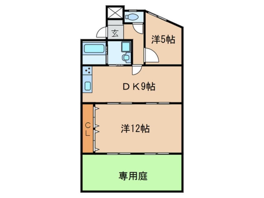 間取図 鉄村マンション　Ｓ棟