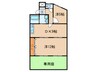 鉄村マンション　Ｓ棟 2DKの間取り