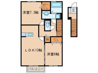 間取図 ウィット竜泉寺　A棟