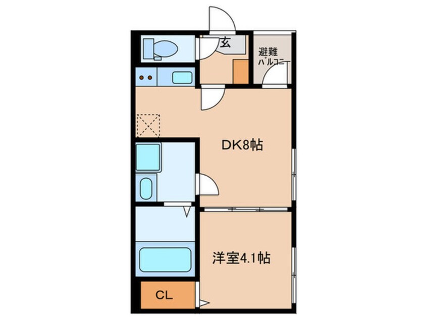 間取図 グランシャルム中村