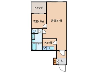 間取図 メゾンサンシャイン