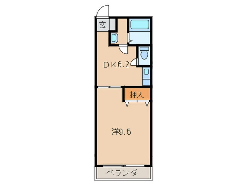 間取図 ドエル・マルシェ　Ｄ棟