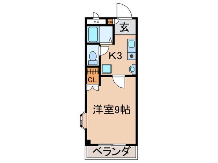 間取図 フォレストフィ－ルド平針