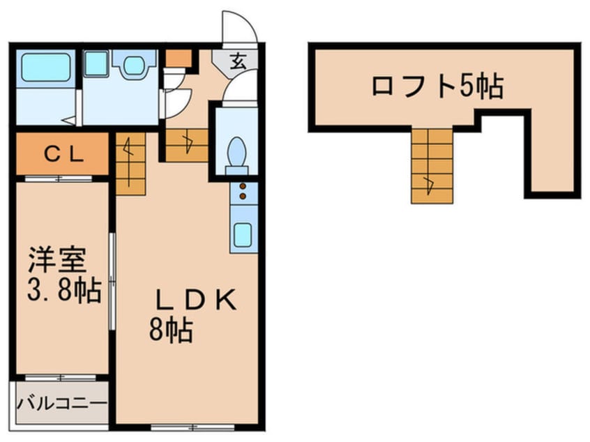 間取図 本陣テラス