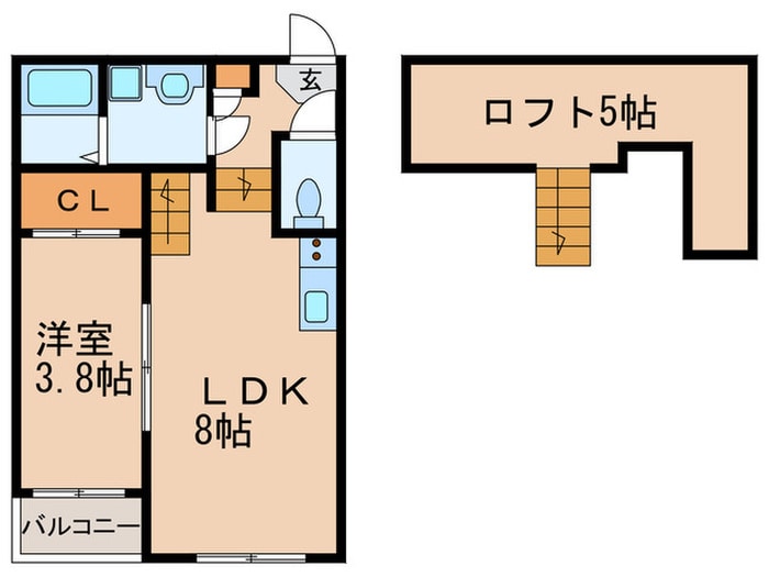 間取り図 本陣テラス