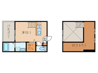 間取図 エスポワールTOBESHITA