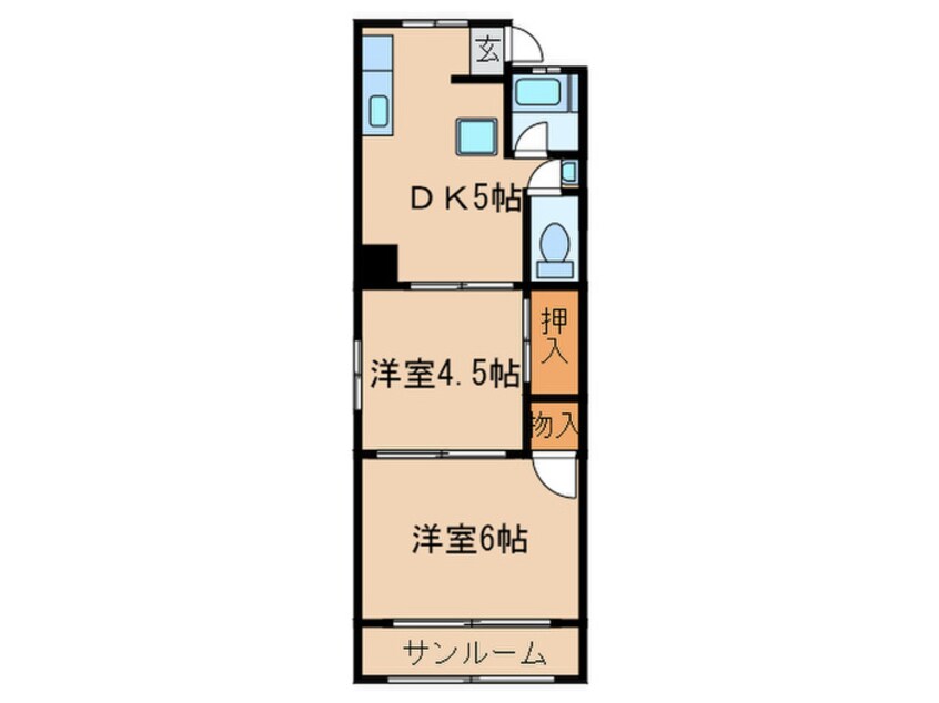 間取図 ト－タス駒止