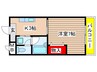 アネックス・シオガマ 1Kの間取り