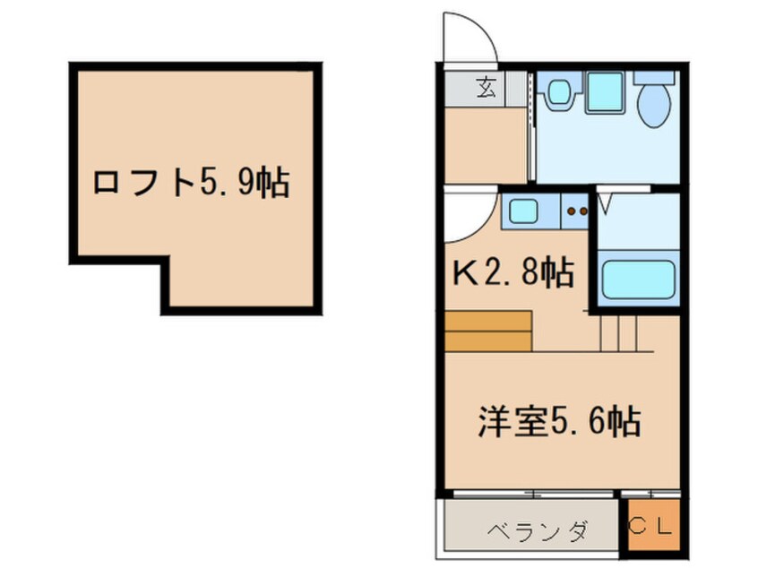 間取図 Oak Tree Maison志賀