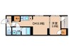 NEXUS Nagoya 1DKの間取り