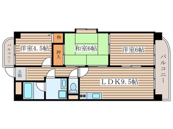 間取図 ベルフォール瑞穂