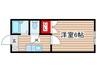 コーポ大永 1Kの間取り