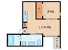 SophisJosai 1LDKの間取り
