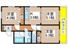 LA・MER21 3Kの間取り