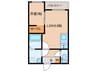 MOVE岩塚 1LDKの間取り