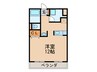 メ－ト－ビル 1Rの間取り