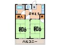 高畑ハイツの間取図