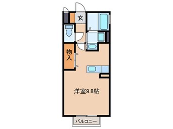 間取図 グリーン