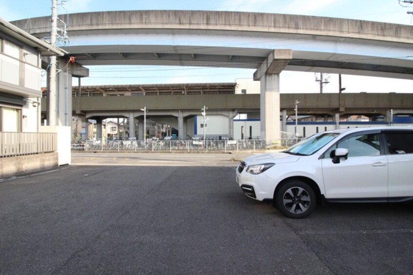 駐車場 グリーン