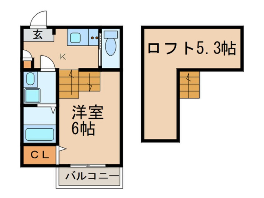 間取図 ハーモニーテラス川名町