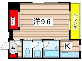 間取図 シャンブル平野