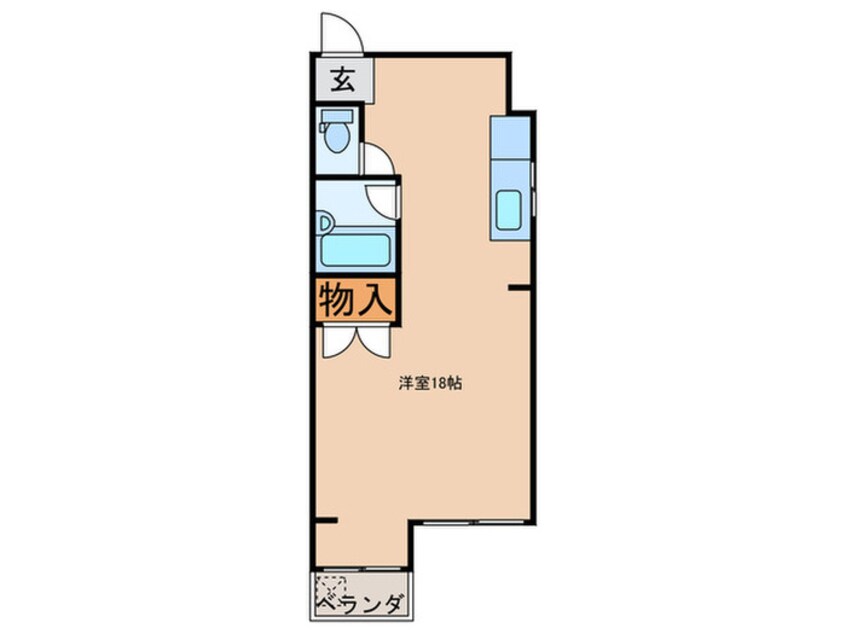 間取図 ラメゾン白壁