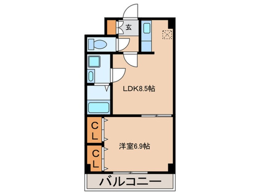 間取図 アンシャンテ車道