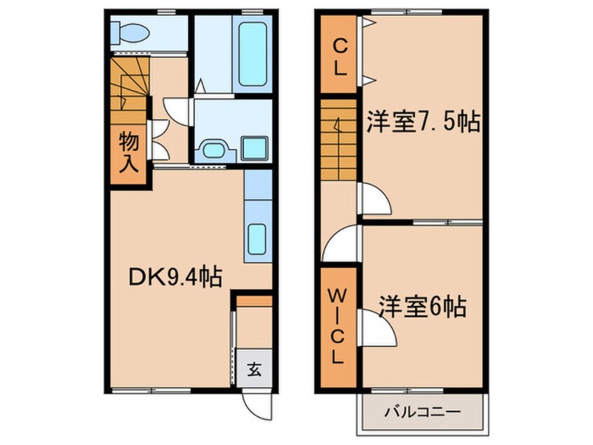 間取図 エポック榮生