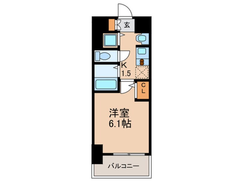 間取図 ﾌﾟﾚｻﾝｽ名古屋STATIONｱﾌﾞｿﾘｭｰﾄ