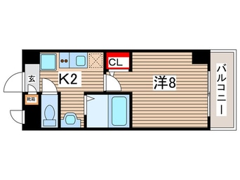 間取図 ルミエ－ル山中