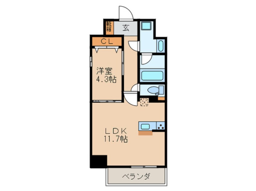 間取図 レジデンシア花の木