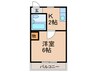 三沢ハイツ 1Kの間取り