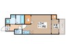 Grand Soleil 大須白川 1LDKの間取り