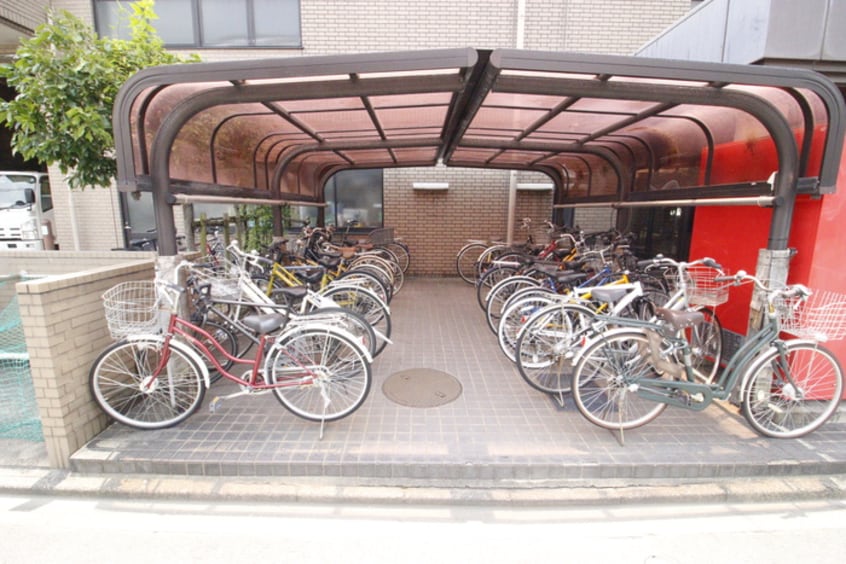 駐輪場 センチュリー材菊