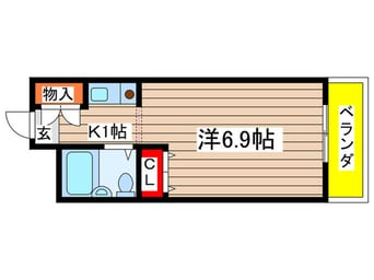 間取図 セリニティ塩釜口