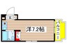 セリニティ塩釜口 1Rの間取り