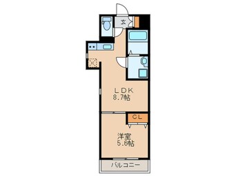 間取図 プラージュ大曽根