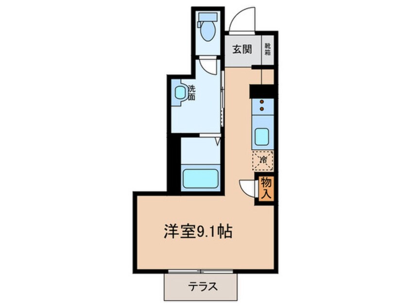 間取図 warmful　RS　1