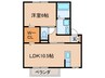プランド－ル柊 1LDKの間取り