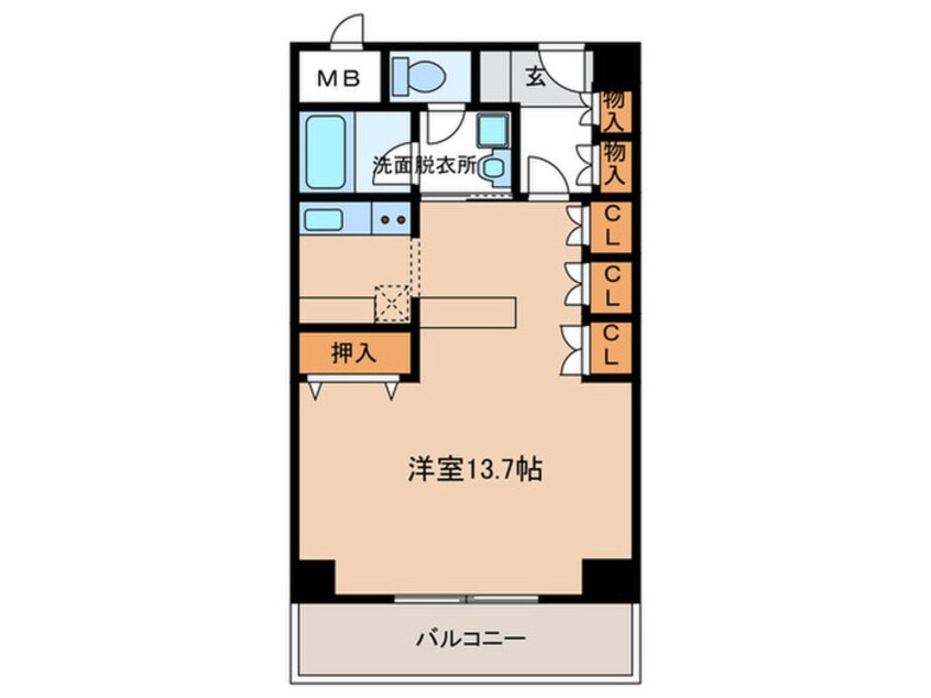 間取図 メイビル向陽町