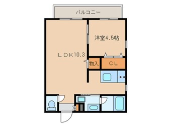 間取図 クレサス稚児宮.ｍ