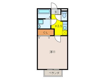 間取図 ティーワン日高