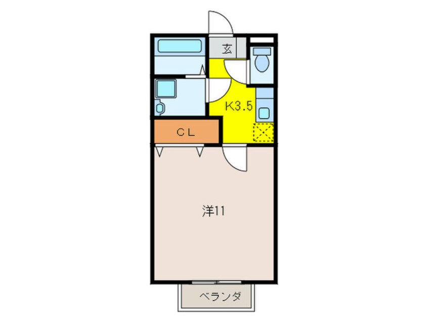 間取図 ティーワン日高