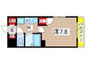 ドリ－ムライフ岩田 1Kの間取り