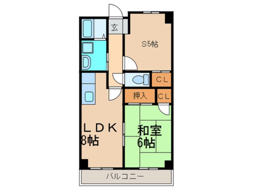 間取図 サンコ－ト柳橋