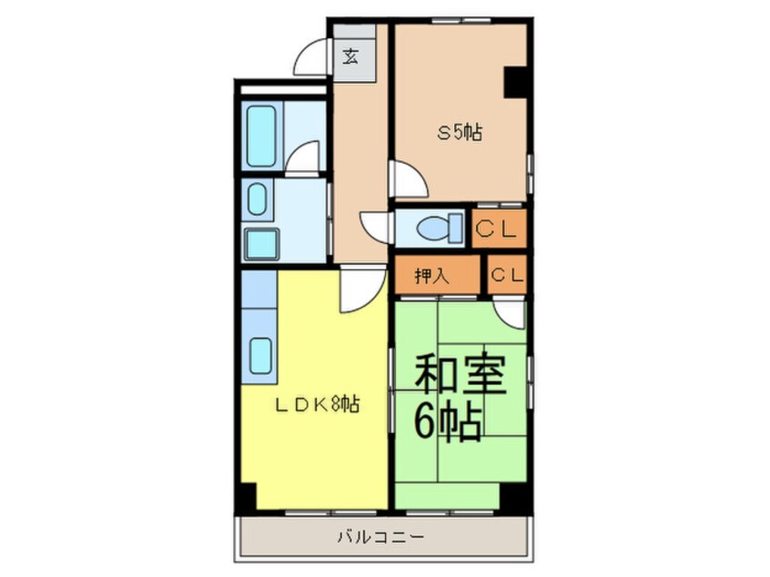 間取図 サンコ－ト柳橋